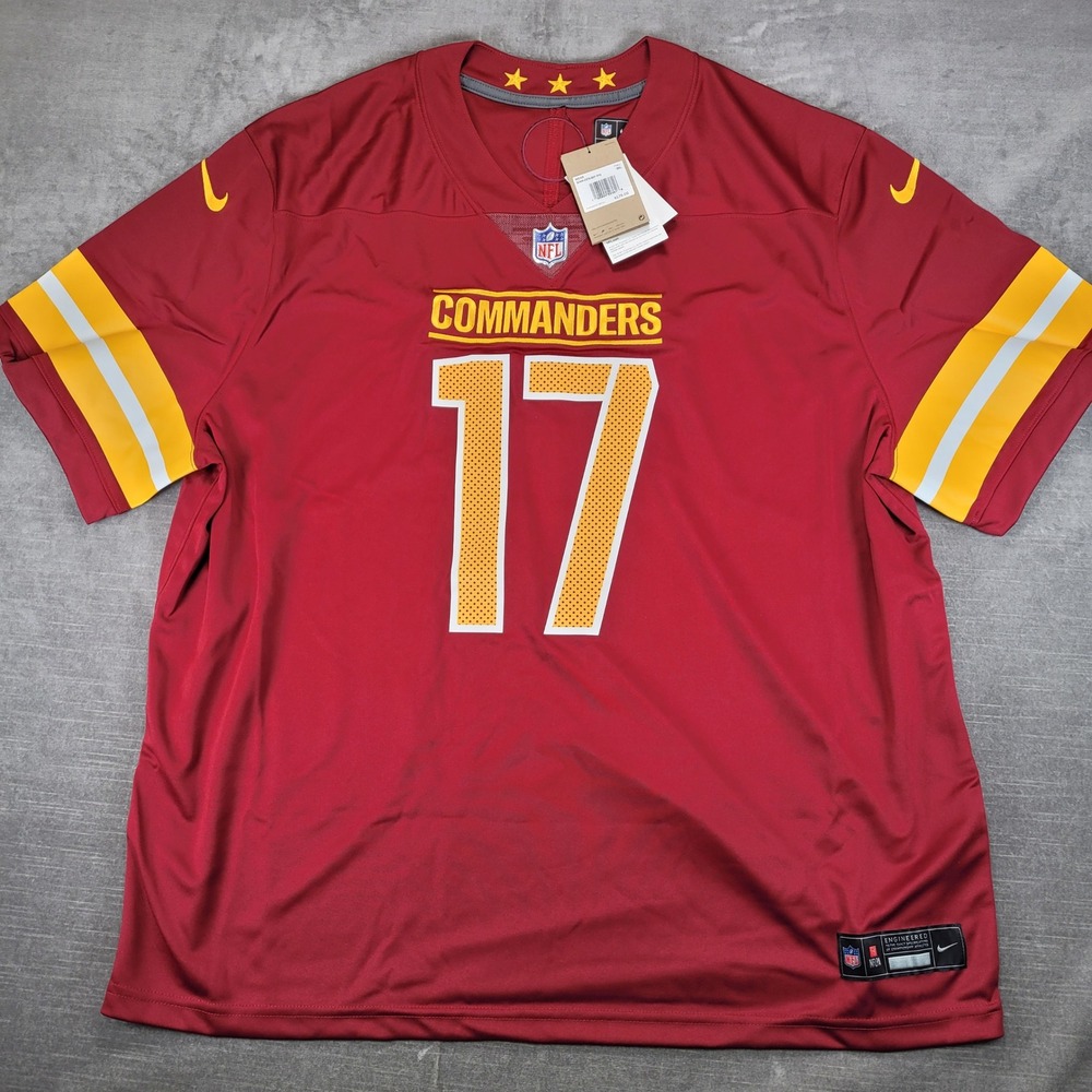 Nike‎ Washington Commanders Terry McLaurin #17 Jersey Mens 3XL Burgundy New